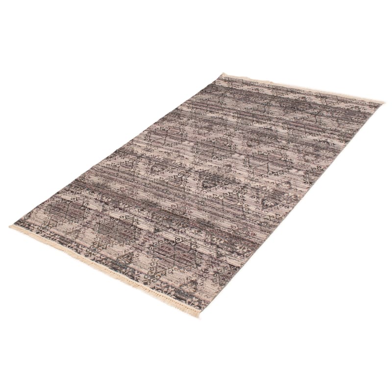 Ankara FW Grey Kilim 5'0" x 8'2" - 5'0 x 8'2