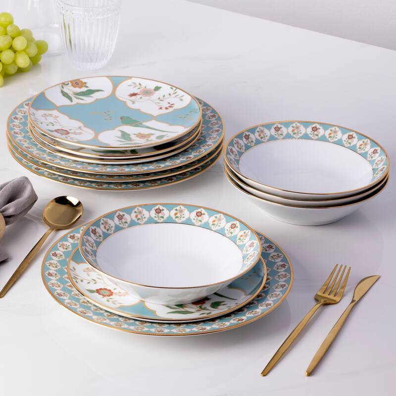 Noritake Lodi's Morning 12-Piece Set, Service For 4