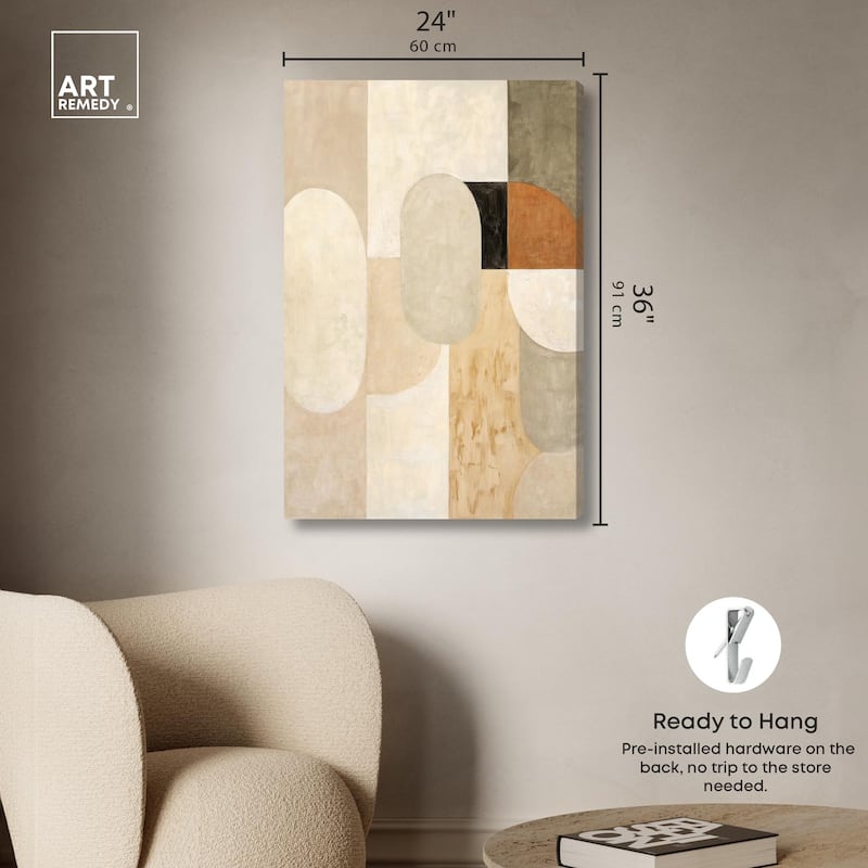 Overlapping Planes II Canvas by Art Remedy, Gallery Wrapped