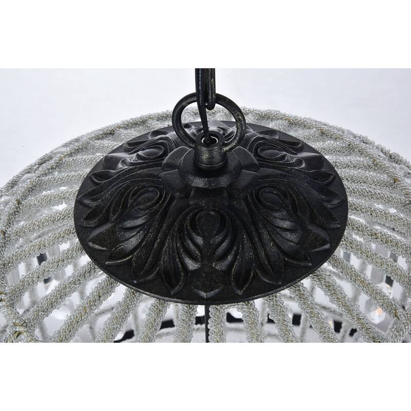 Royce Edge 3-Light Dark Bronze Pendant