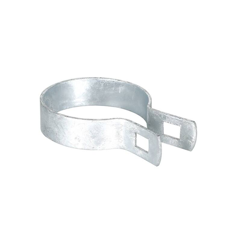 ALEKO Galvanized Steel 4 X 50 Feet Complete Kit Chain Link Fence 11.5 AWG