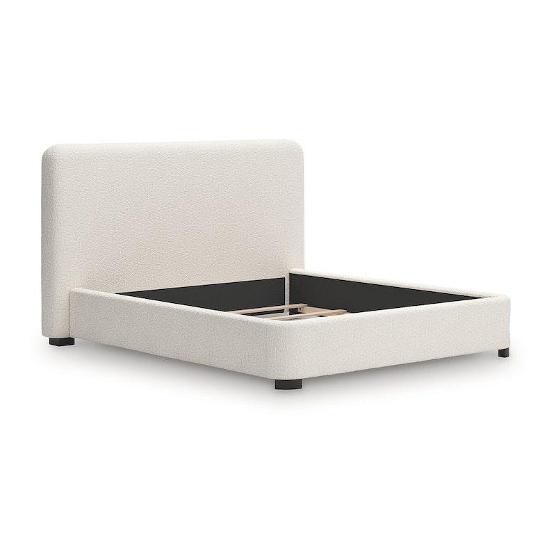 Signature Design by Ashley Whittgate Beige Upholstered Bed