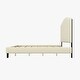 preview thumbnail 11 of 55, Tufted Upholstered Platform Bed with Sturdy Center Legs and Elegant Headboard for Bedroom by HULALA HOME