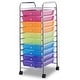 preview thumbnail 8 of 9, 10-Drawer Rolling Cart Utility Organizer with Wheels Multi