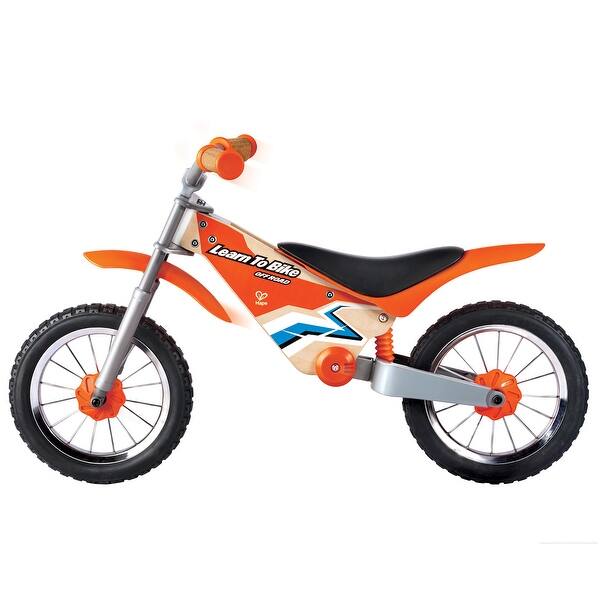 slide 2 of 5, Hape: Off Road Balance Bike W/ 2 Wheels, Orange