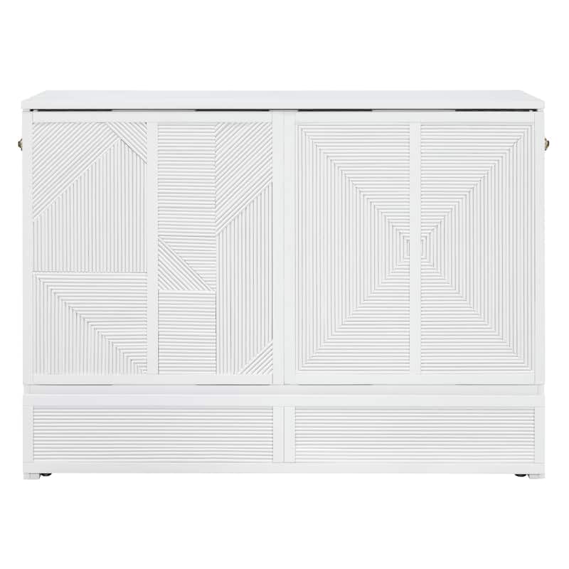 Murphy Bed with Large Drawer, USB Ports and Outlets