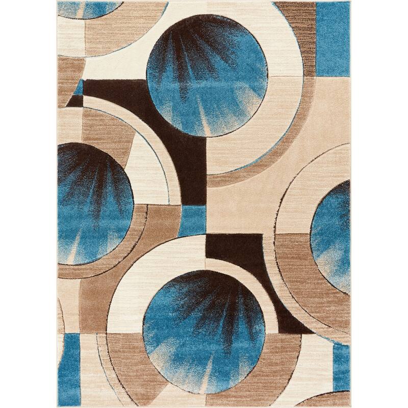 Well Woven Ruby Yolo Modern Area Rug