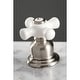 preview thumbnail 5 of 3, Kingston Brass American Classic Two-Handle 3-Hole Deck Mount Widespread Bathroom Faucet with Pop-Up Drain