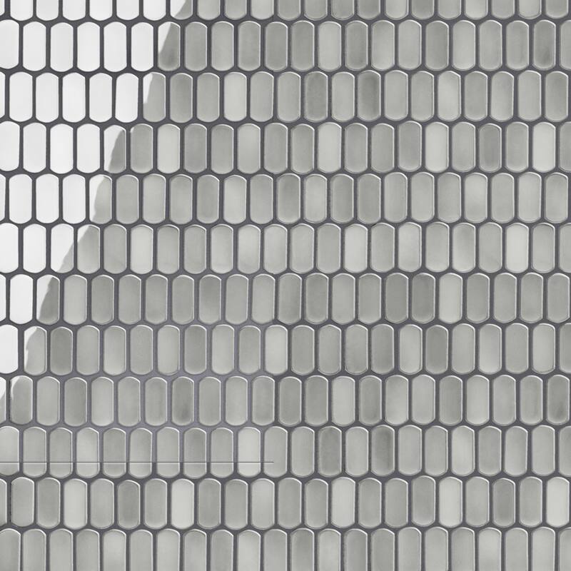 Merola Tile Hudson Capsule Grey Eye 12-1/4" x 13-1/8" Porcelain Floor and Wall Tile