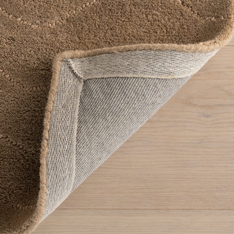 Nuloom Gailia Solid Wool Cozy Area Rug