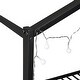 preview thumbnail 4 of 30, Metal PlayHouse Bed Frame with Shelves and LED Warm Lighting
