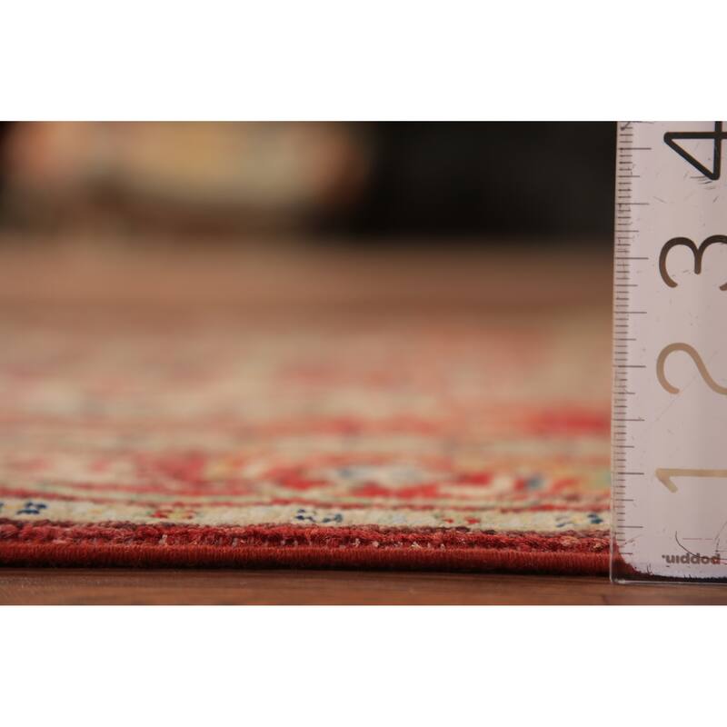 Heriz Serapi Vegetable Dye Rug Handmade Foyer Wool Carpet - 2'11"x 5'0"