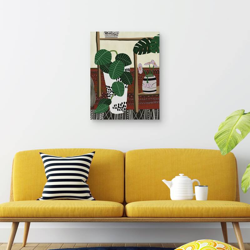 Tribal Pots I by Belle Maison Canvas Art Print