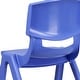preview thumbnail 11 of 22, 2 Pack Plastic Stackable School Chair with 15.5"H Seat
