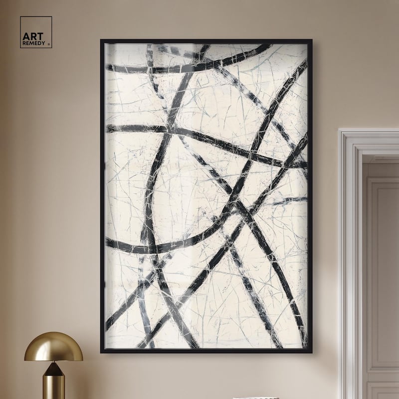 Intersecting Lines II Shadowbox by Art Remedy