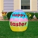 preview thumbnail 1 of 0, Gemmy Airblown Inflatable Easter Egg, 2.5 ft Tall, pink