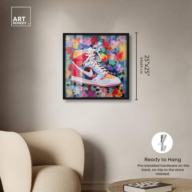 Whimsical Sneaker Shadowbox by Art Remedy