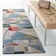 preview thumbnail 6 of 51, SAFAVIEH Rodeo Drive Necibe Hand-tufted Wool Retro Area Rug 2'6" x 10' Runner - Blue/Multi