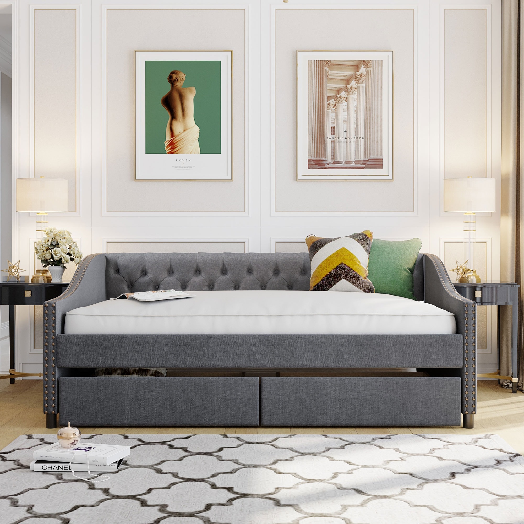 Velvet daybed sales full size