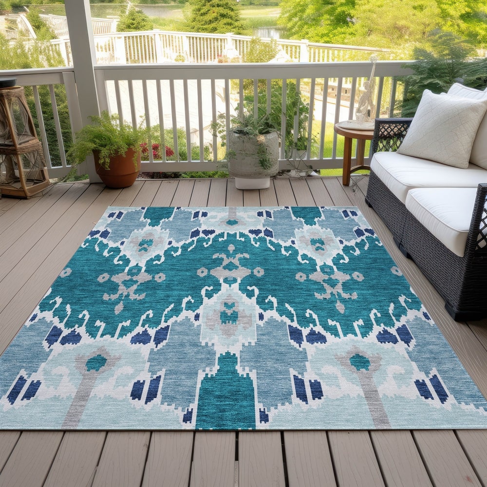 Machine Washable Indoor/ Outdoor Chantille Global Boho Rug