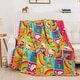 preview thumbnail 42 of 63, Sanrio Hello Kitty and Friends Quilted Blanket 60x90 - Rainbow Red