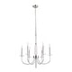 preview thumbnail 4 of 15, Pasargad Home Bliss Collection Metal & Crystal Chandelier Lights D26"XH31.5" - Clear
