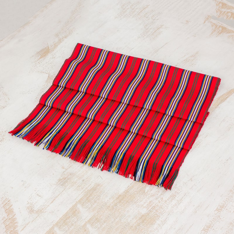 Handmade Latin FestivalCotton table runner (Guatemala)