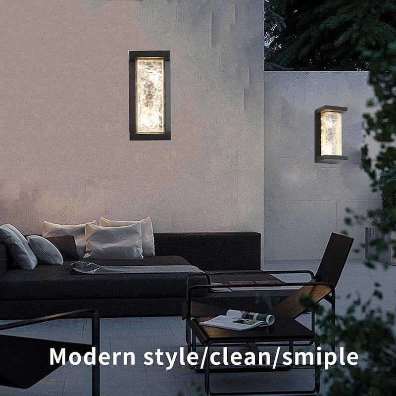 3-color modern porch light black fixtures light aluminum wall lights