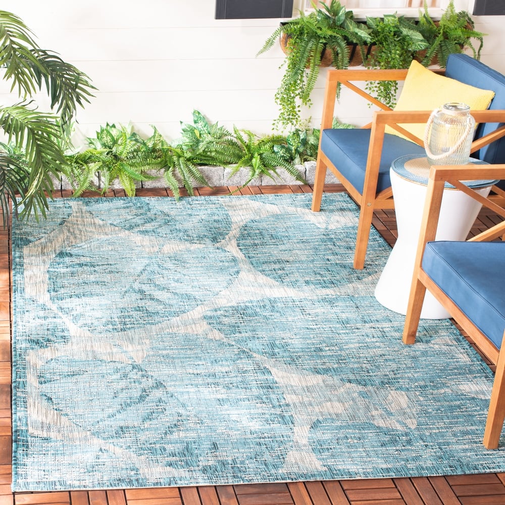 SAFAVIEH Courtyard Frouk Indoor/ Outdoor Waterproof Patio Backyard Rug