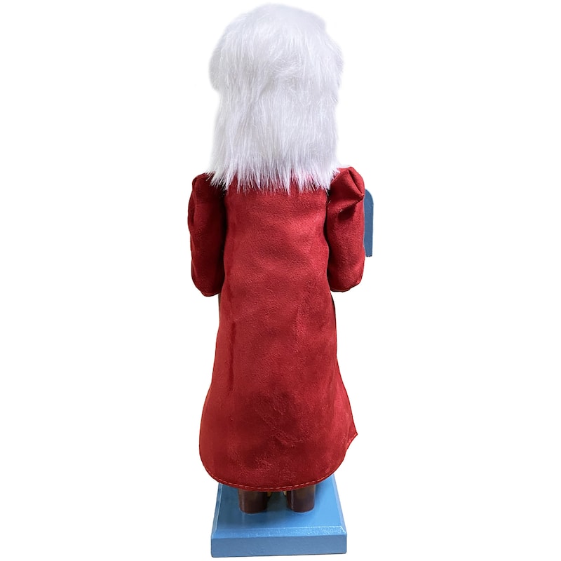 14 inch Moses Nutcracker - red
