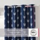 preview thumbnail 15 of 46, HLC.me Arrow Thermal Room Darkening Blackout Energy Efficient Window Curtain Grommet Panels - Set of 2