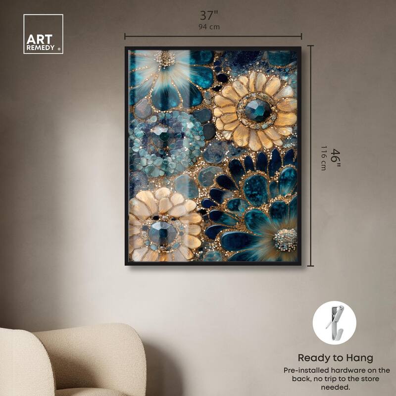 Opulent Geode III Shadowbox by Art Remedy