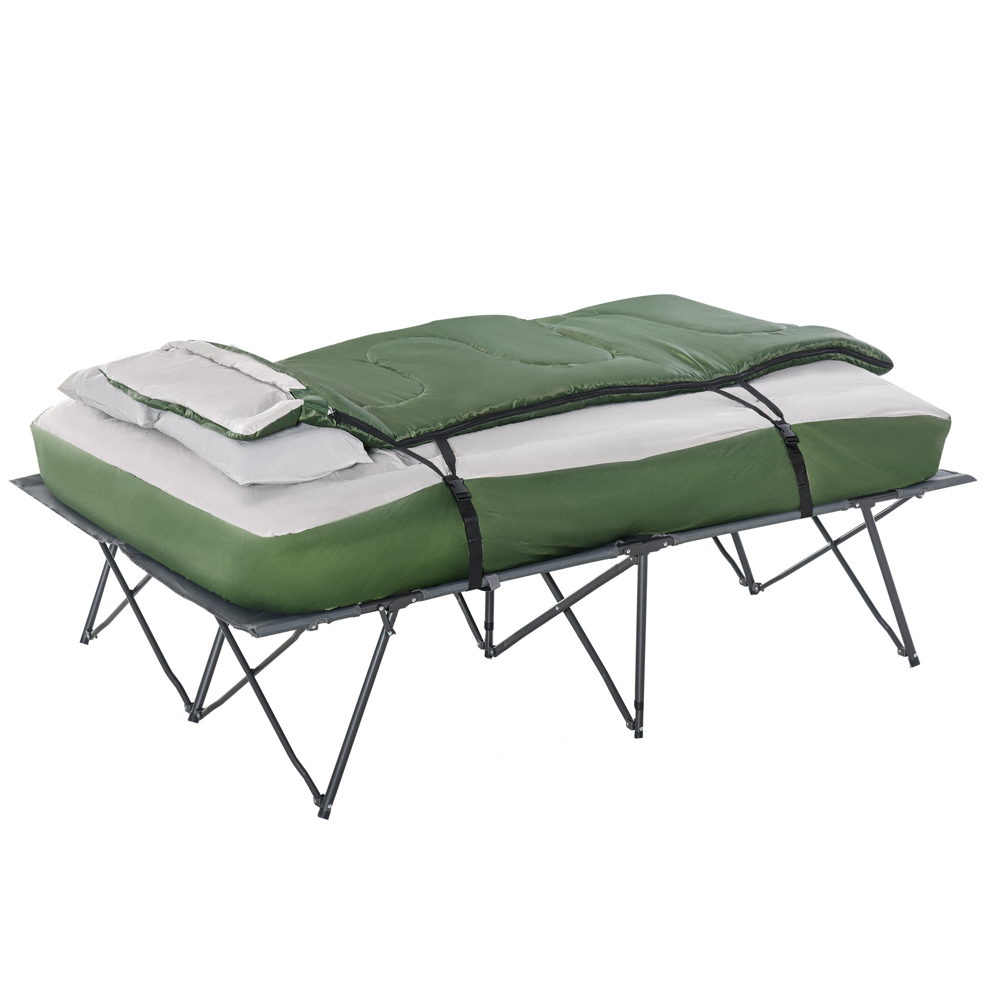 Portable bed for camping top