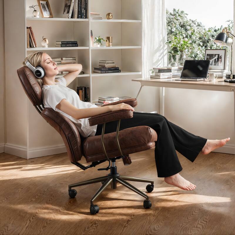 HOOOWOOO Ergonomic High Back Office Chair Adjustable Swivel Task Chair