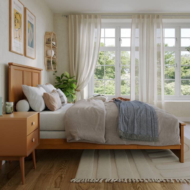 AFI, Madison Foundation Bed with Matching Footboard