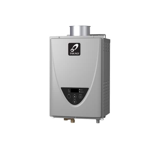 Shop Takagi Tk 310c Ni 8 0 Gpm Residential Indoor Natural Gas Tankless Water Heater With 190 Gray Overstock 16801392