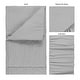 preview thumbnail 2 of 7, Trend Lab Simply Gray 3 Piece Crib Bedding Set