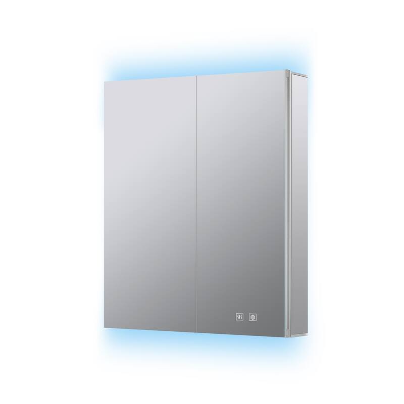 Corsica Surface-Mount LED Mirror Medicine Cabinet with Defogger