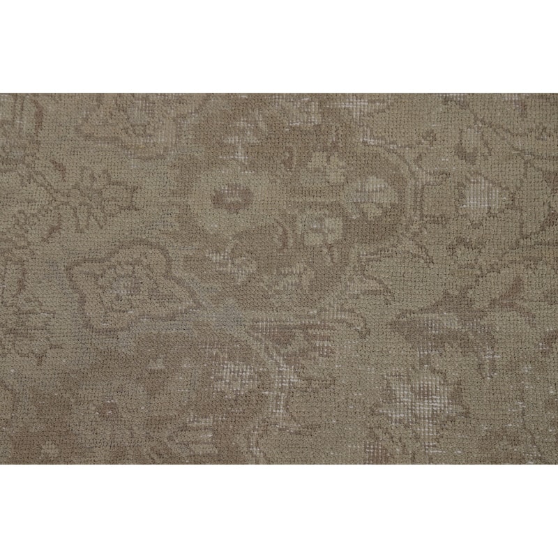 Tabriz Persian Area Rug Handmade Vintage Wool Carpet - 8'3"x 10'4"