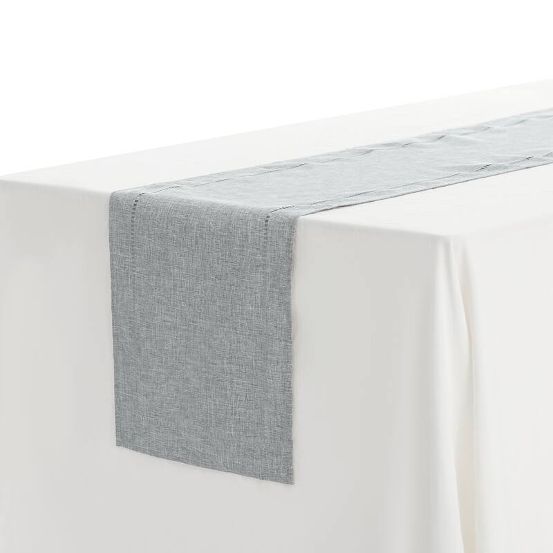 1 Pack Linen Table Runner, Farmhouse Tabletop Collection Table Runners - 12x71 Inch