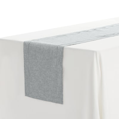 1 Pack Linen Table Runner, Farmhouse Tabletop Collection Table Runners - 12x71 Inch