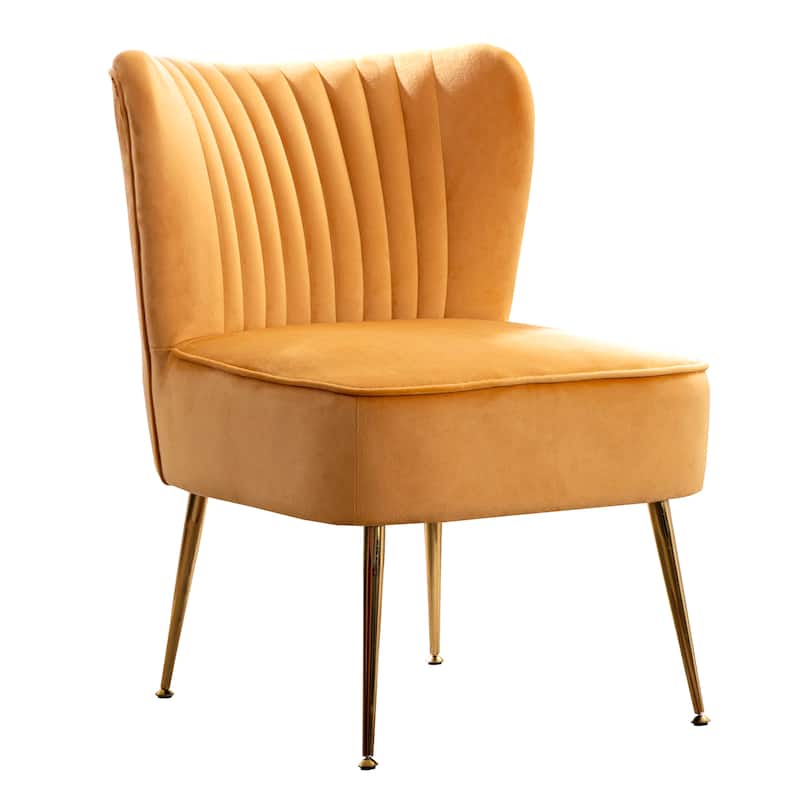 Haven Contemporary Velvet Upholstered Accent Chair