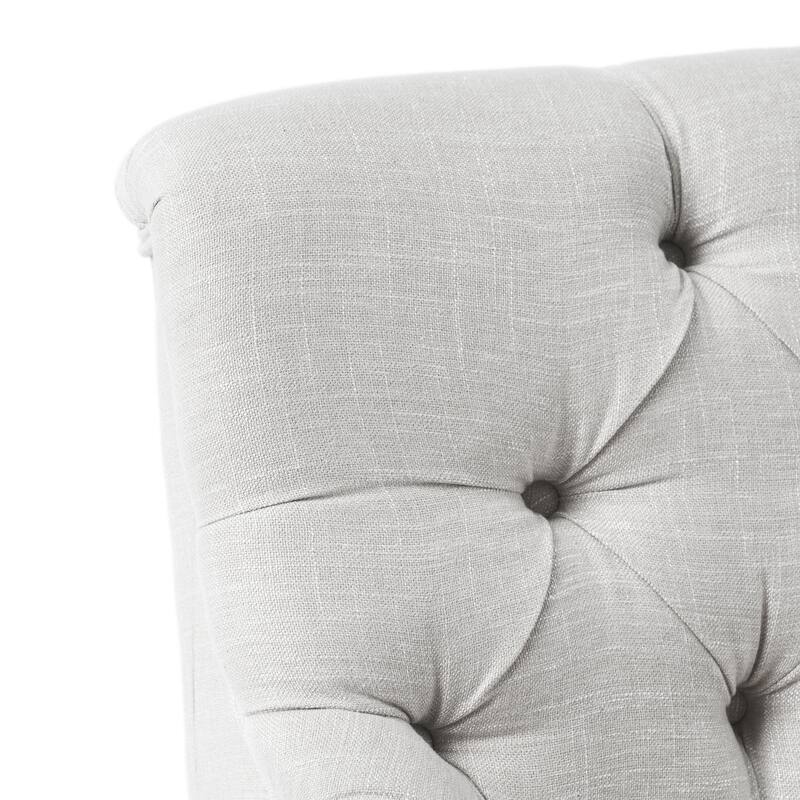 Nicole Polyester Blend Fabric Settee by Christopher Knight Home - 29.25"L x 43.75"W x 30.50"H