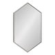 preview thumbnail 37 of 54, Kate and Laurel McNeer Glam Hexagon Framed Wall Mirror 31x22 - Silver
