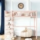 preview thumbnail 2 of 9, Creative Structure Full Size Metal Loft Bed, 4-Tier Open Shelves