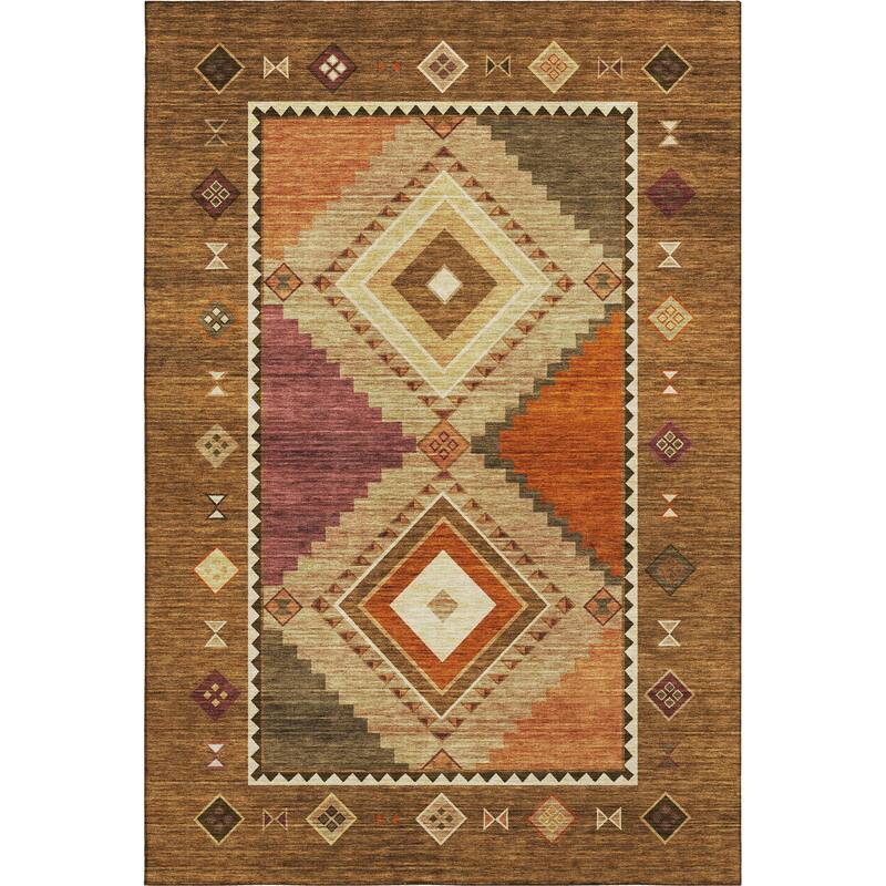 Premium Washable Super Soft Boho Tribal Mayfield Rug
