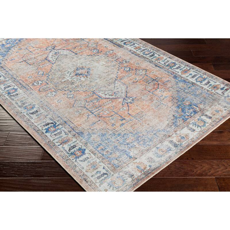 Artistic Weavers Mithras Traditional Medallion Machine Washable Area Rug