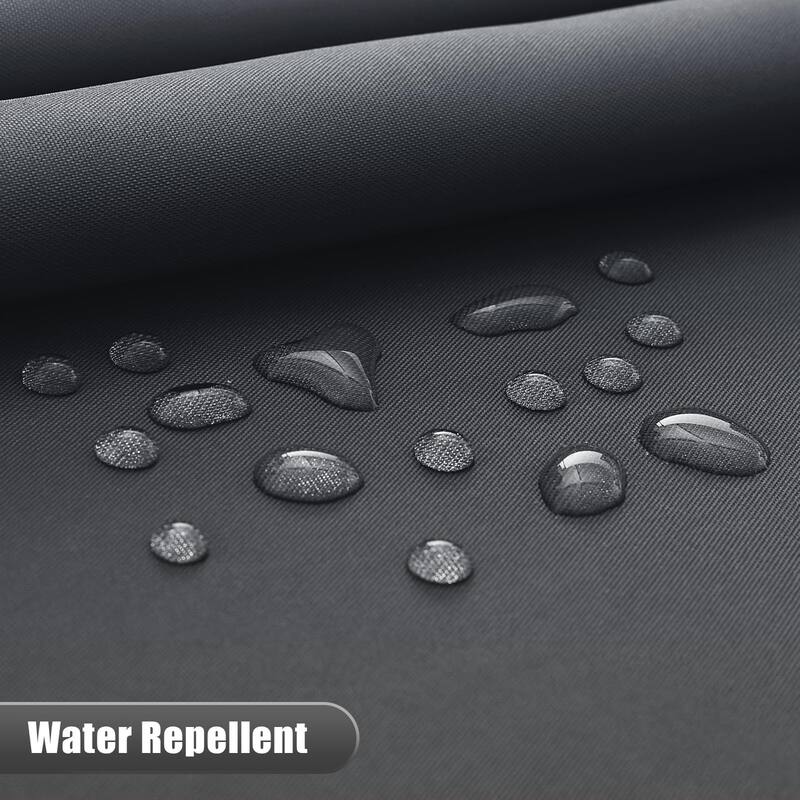Luxury Shower Curtain, Black Grey Ombre, 72x72, Hooks Included