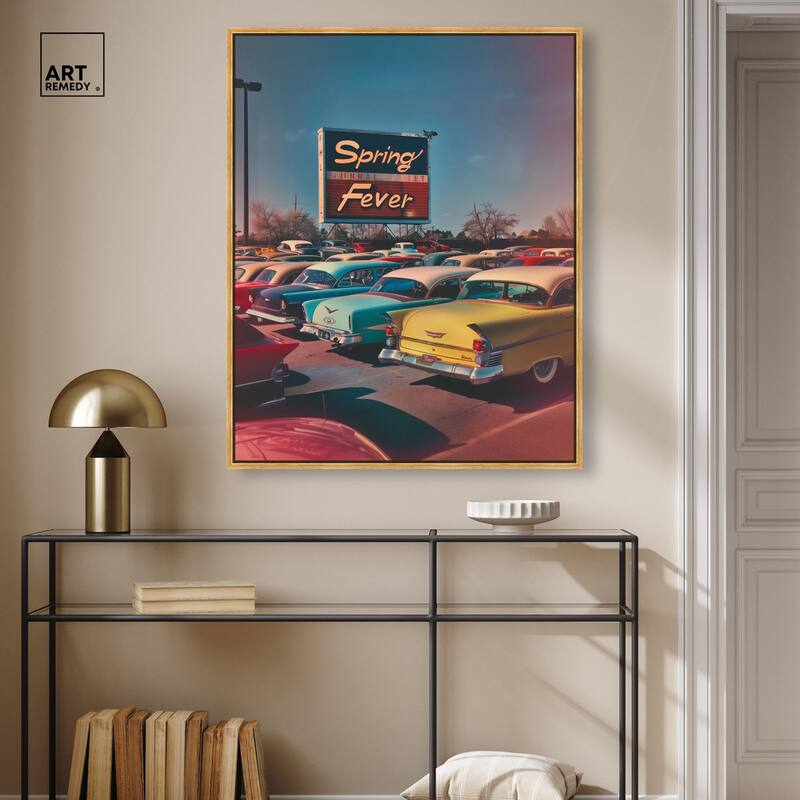 Spring Drive By Canvas by Art Remedy