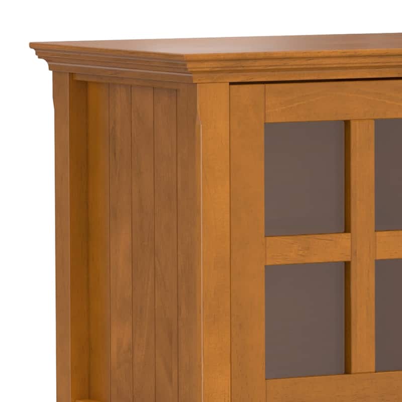 WYNDENHALL Normandy SOLID WOOD 60 inch Wide Transitional TV Media Stand For TVs up to 65 inches - 60'' x 16.5'' x 24